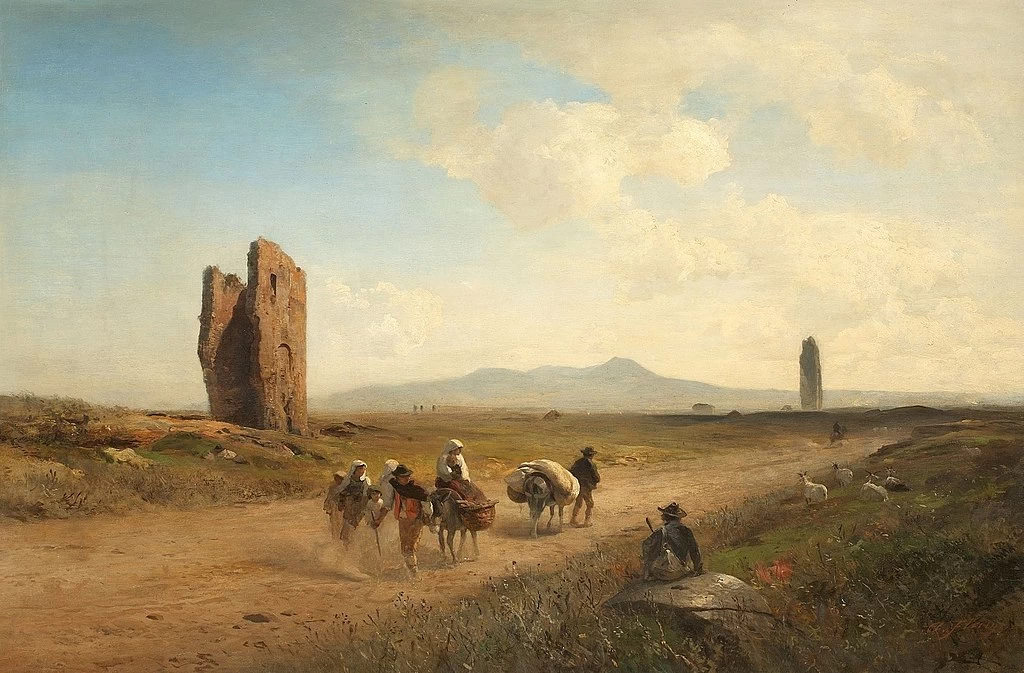 Paesaggio della campagna romana